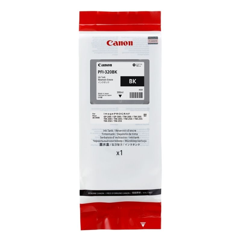 Canon PFI320 Black Ink, image 1 of 2
