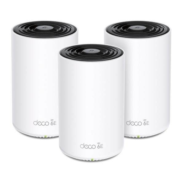 Tp-link Deco AXE5400 Wi-fi 6E Tri-band Mesh System, GBE(3), 3-PACK, 3YR, image 1 of 5