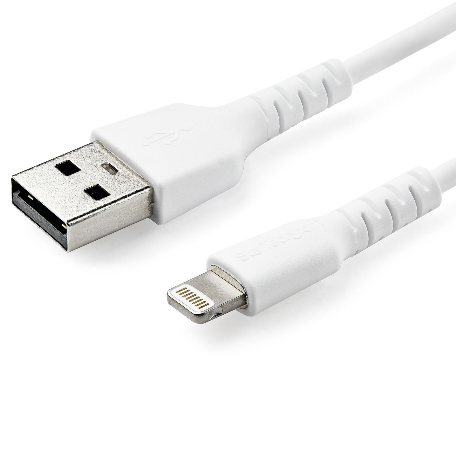 Startech 2M Usb-a TO Lightning Charge/sync Cable, Durable, Mfi, White, 2YR, image 1 of 5