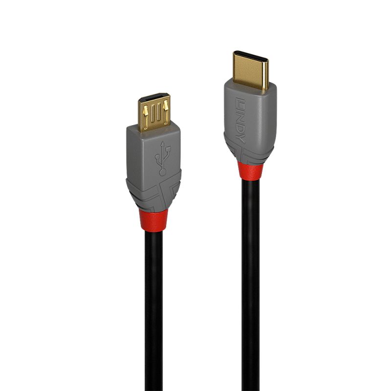 Lindy .5M USB2 C-micro-b Cable, image 1 of 2