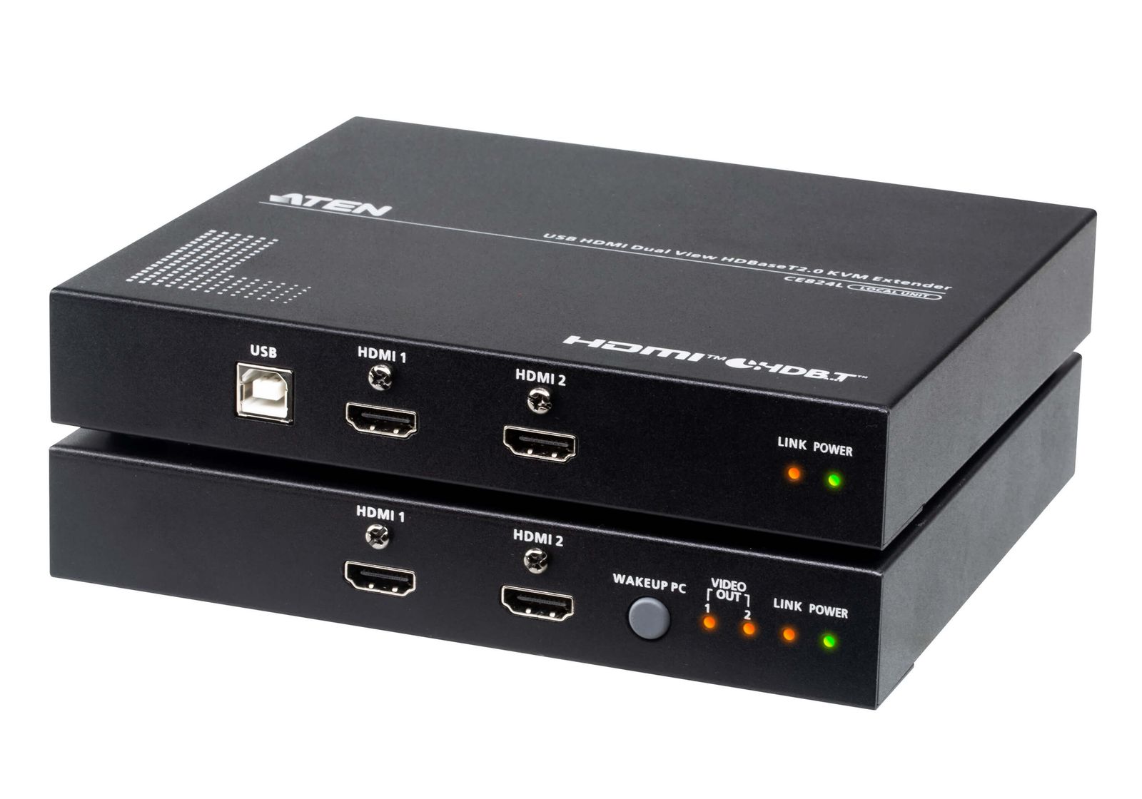 Aten Usb Hdmi Dual View Hdbaset 2.0 Kvm Extender (4K@100M), image 1 of 8