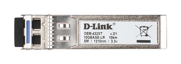 D-link 10GBASE-LR Sfp+ Transceiver (single Mode 1310NM) - 10KM, image 1 of 2