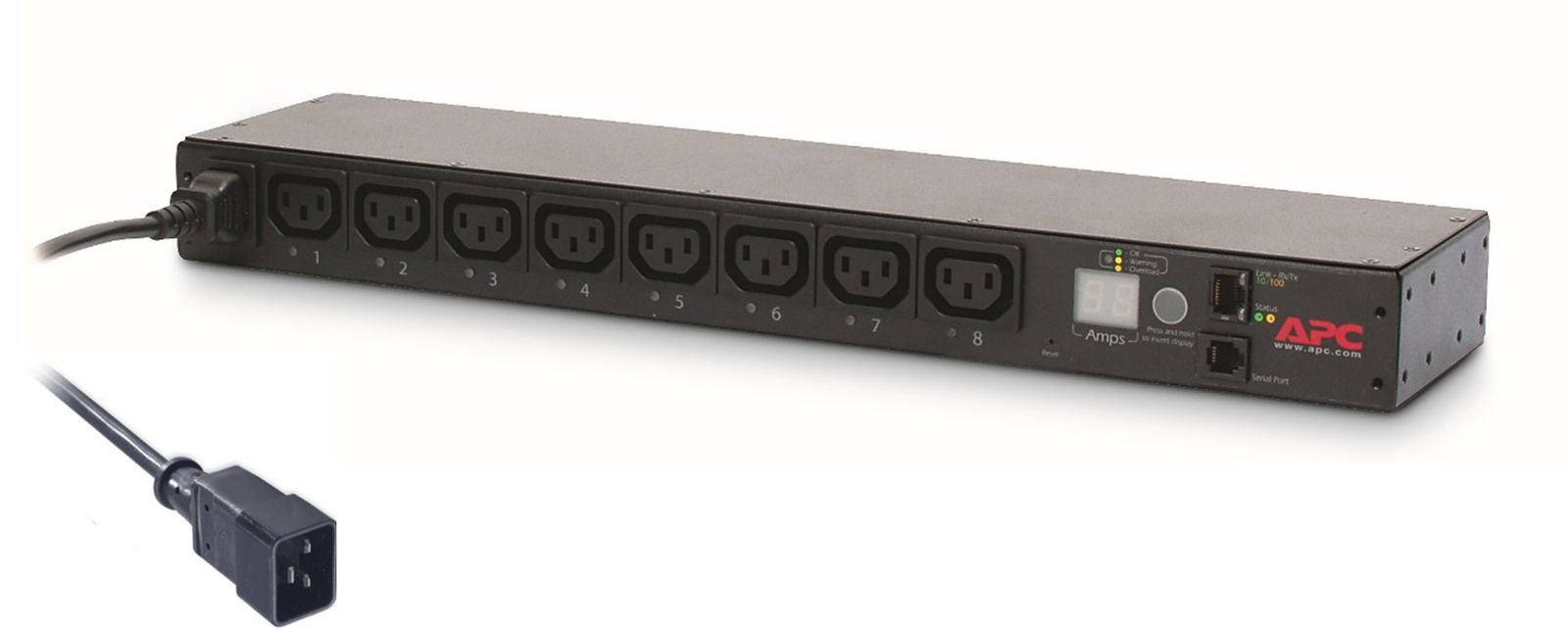 Apc Switched 1U Rack Pdu, 16A, 208/230V, (8) C13, 2YR, image 1 of 2