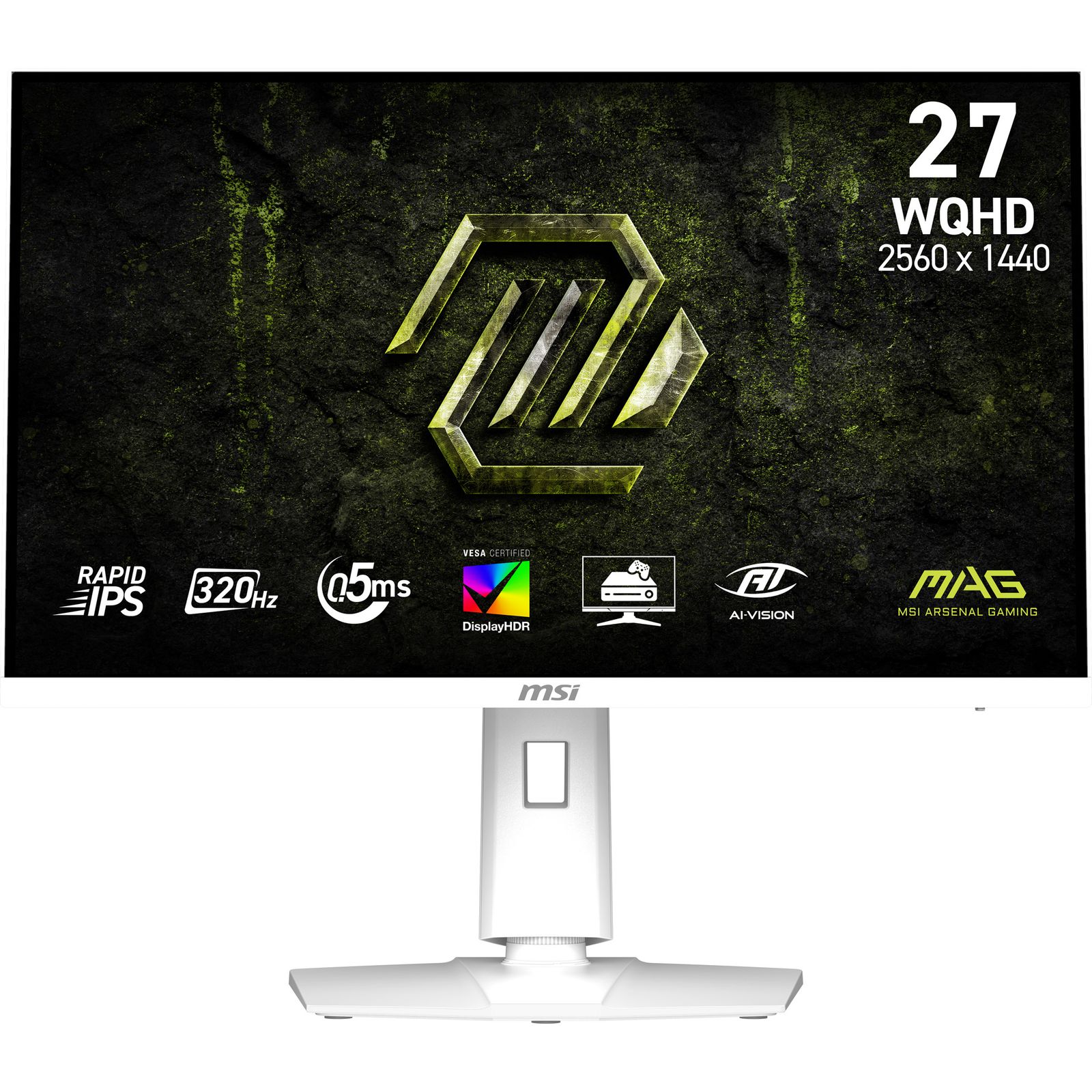 Mag 274QRFW X32 320HZ Qhd Rapid Ips Whit, image 1 of 15