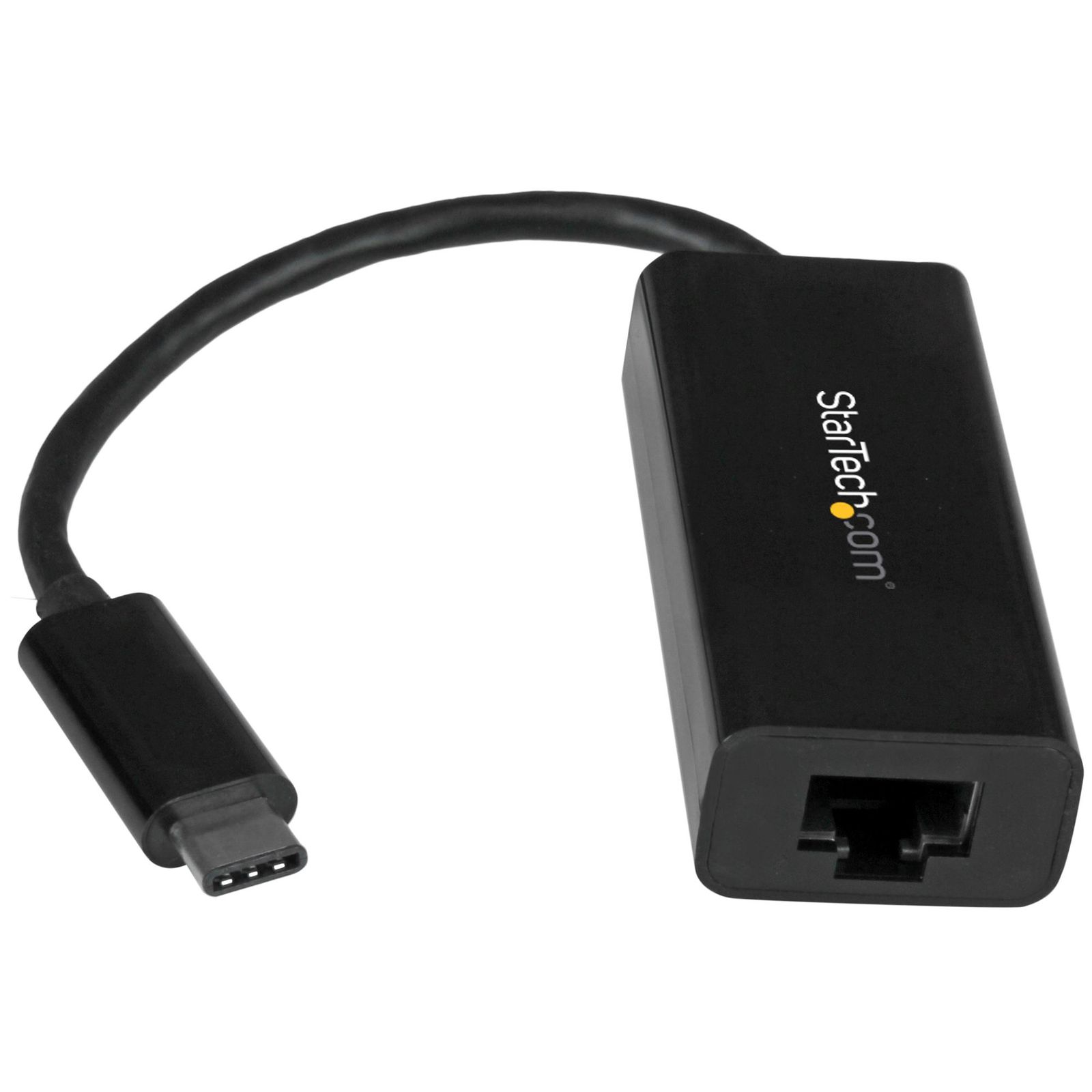 Startech Usb-c 3.0 TO Gbe Adapter, TB3 Compatible, 20CM, Black, 2YR, image 1 of 8