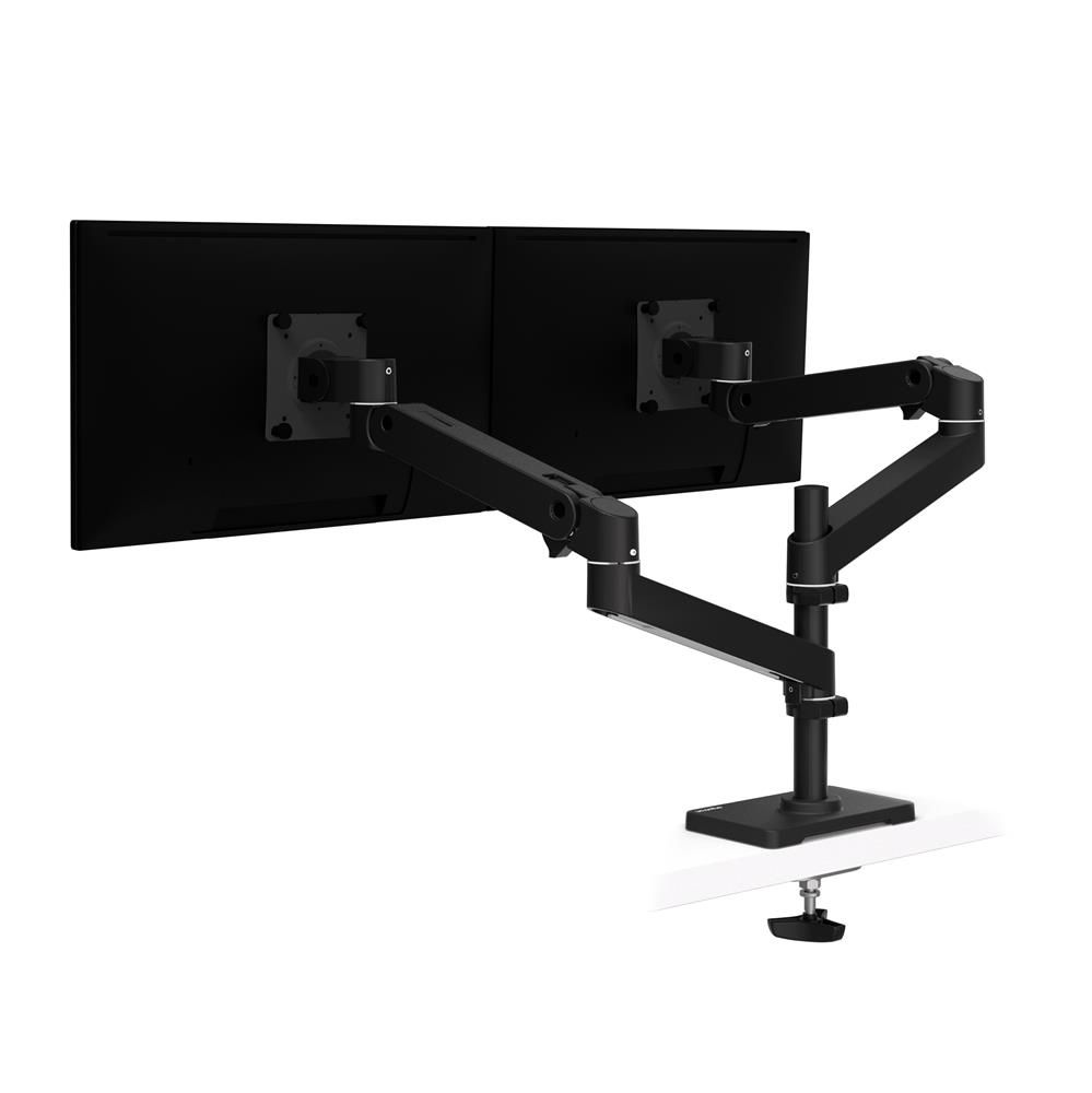 Ergotron LX Pro Arm Dual Stack Grommet Mount Blk