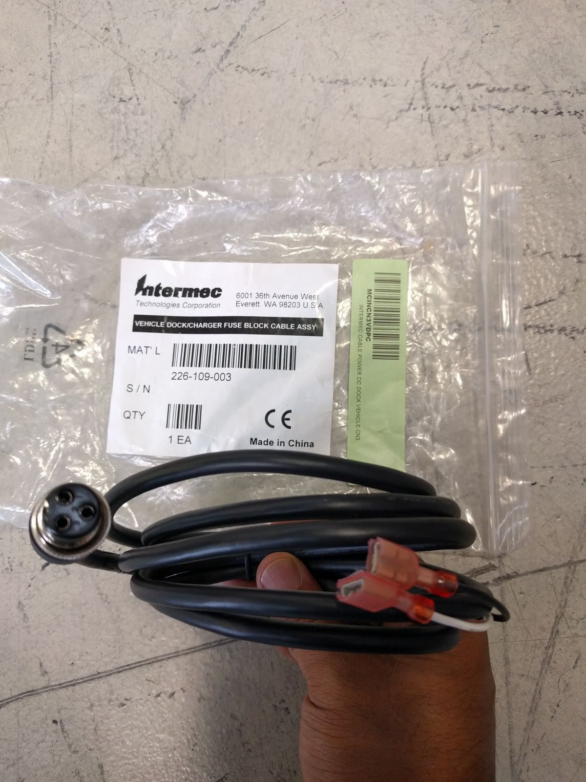 Honeywell Cable Power DC Dock Vehicle