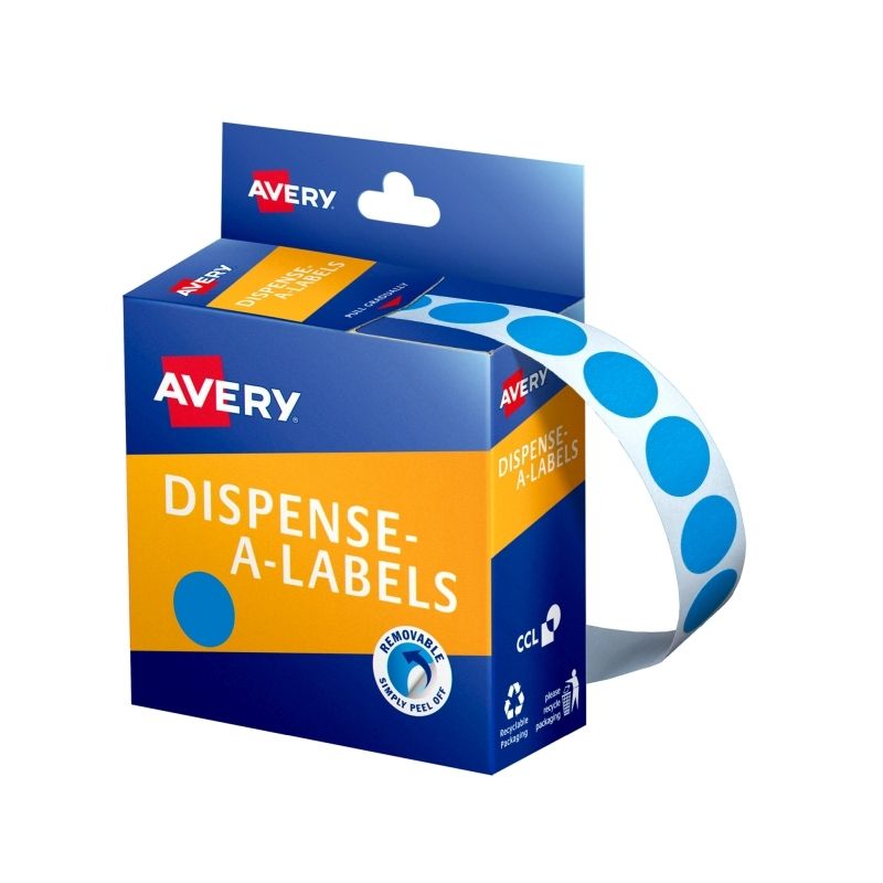 AV Dispdot 14MM Ltblu 1050 BX5