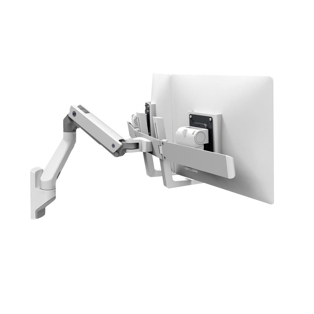 Ergotron HX Wall Dual Monitor Arm White