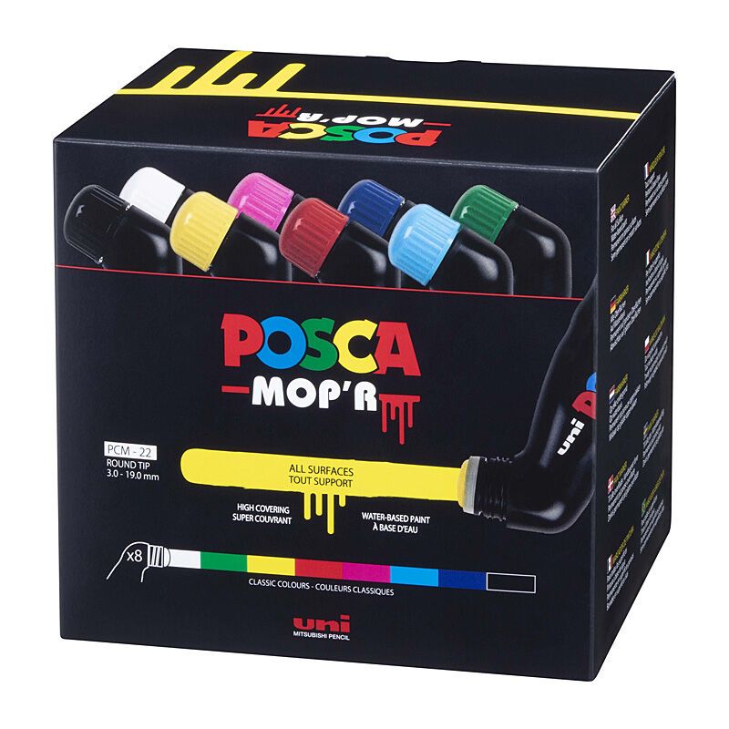 Posca PC-M22 Mopr Rnd Asst PK8