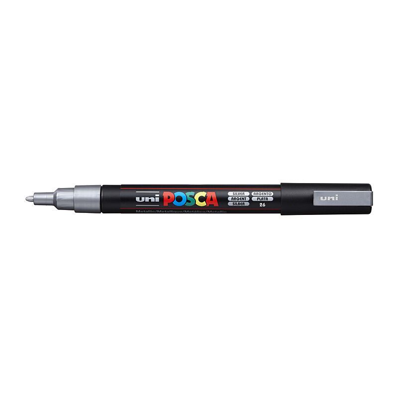 Posca PC-3M Fine Blt Mrkr Slvr