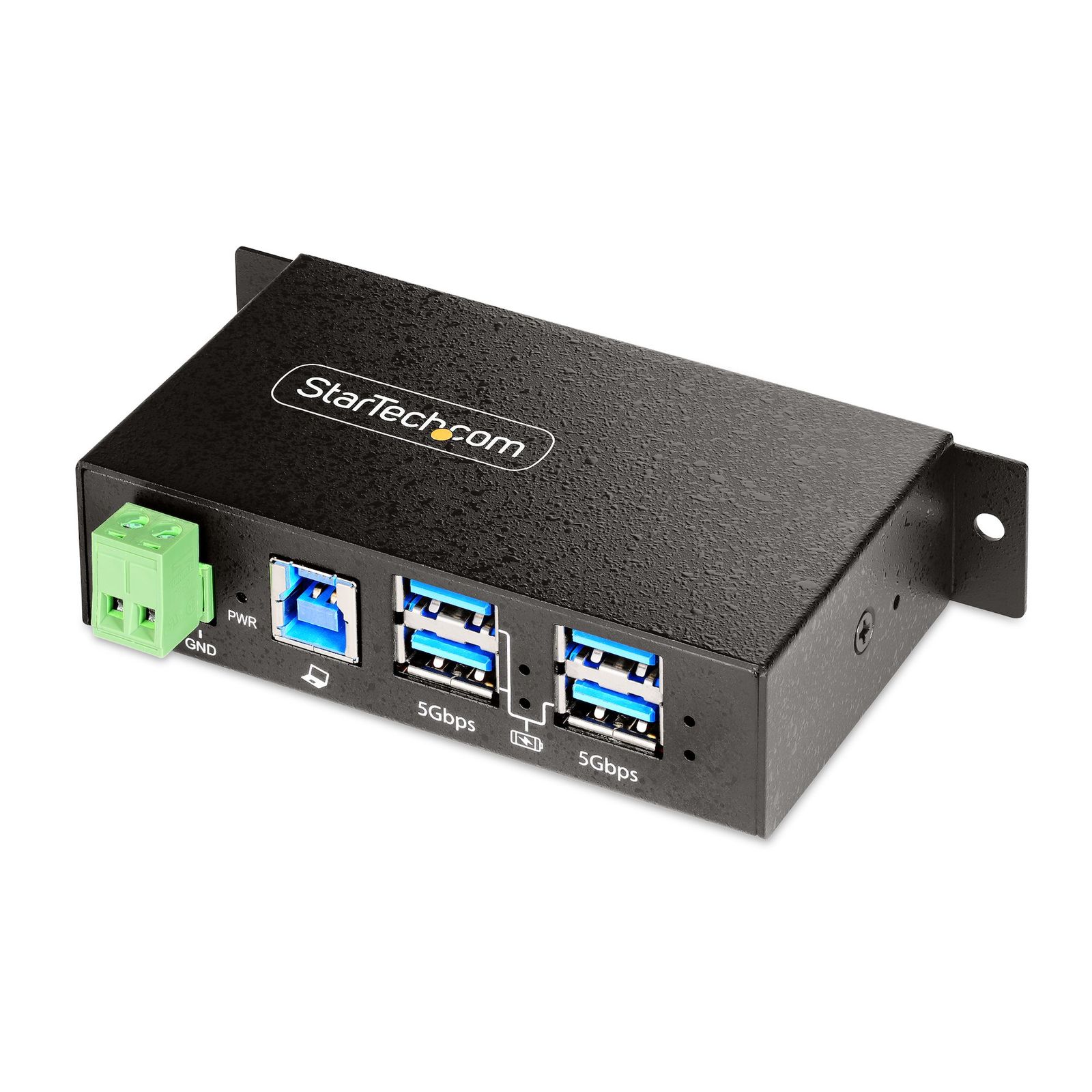 Startech.com 4-PORT Managed Usb Hub - Metal Industrial Housing - Mountable, 2 YR, image 1 of 8