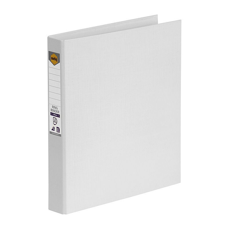 Mbg PE Linen Bndr 2D 25MM Wht