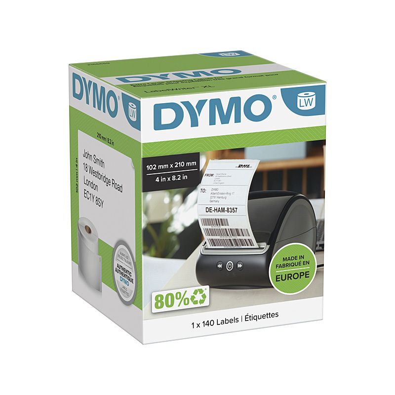 Dymo LW Labels Dhl 102X210MM