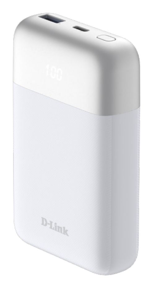 D-link 10000MAH Portable Power Bank with Usb-c and Usb-a Ports, image 1 of 2