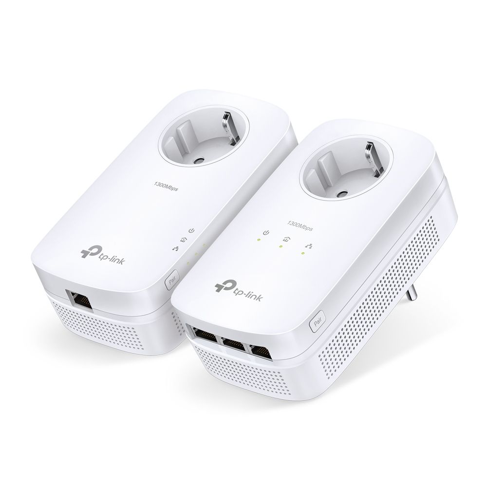Tp-link AV1300 Gigabit Passthrough Powerline Starter Kit, GBE(3), 22 Mimo, 3YR, image 1 of 4
