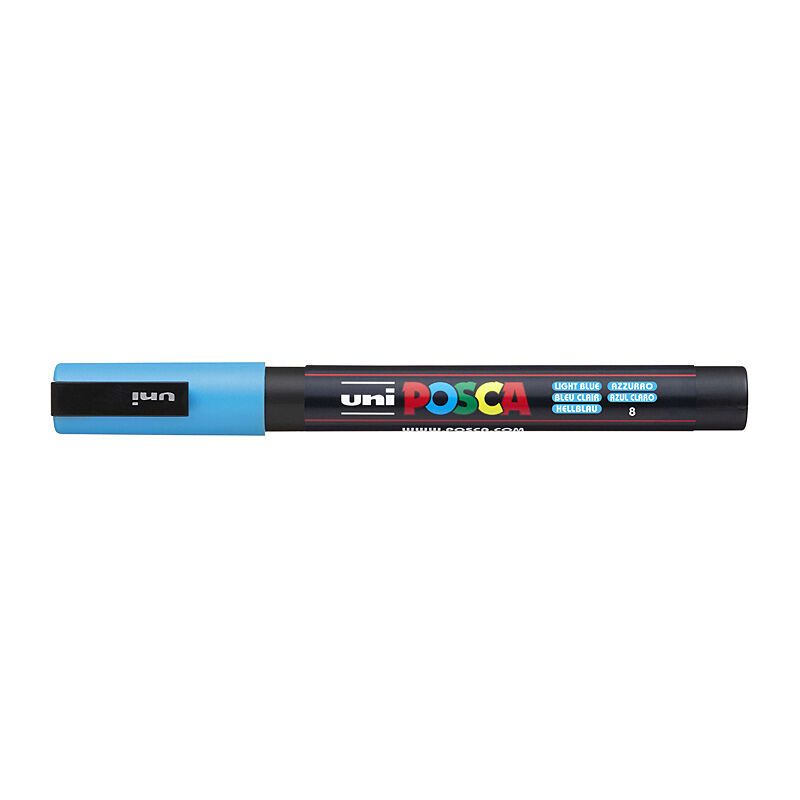 Posca PC-3M Fine Blt Mrk Ltblu