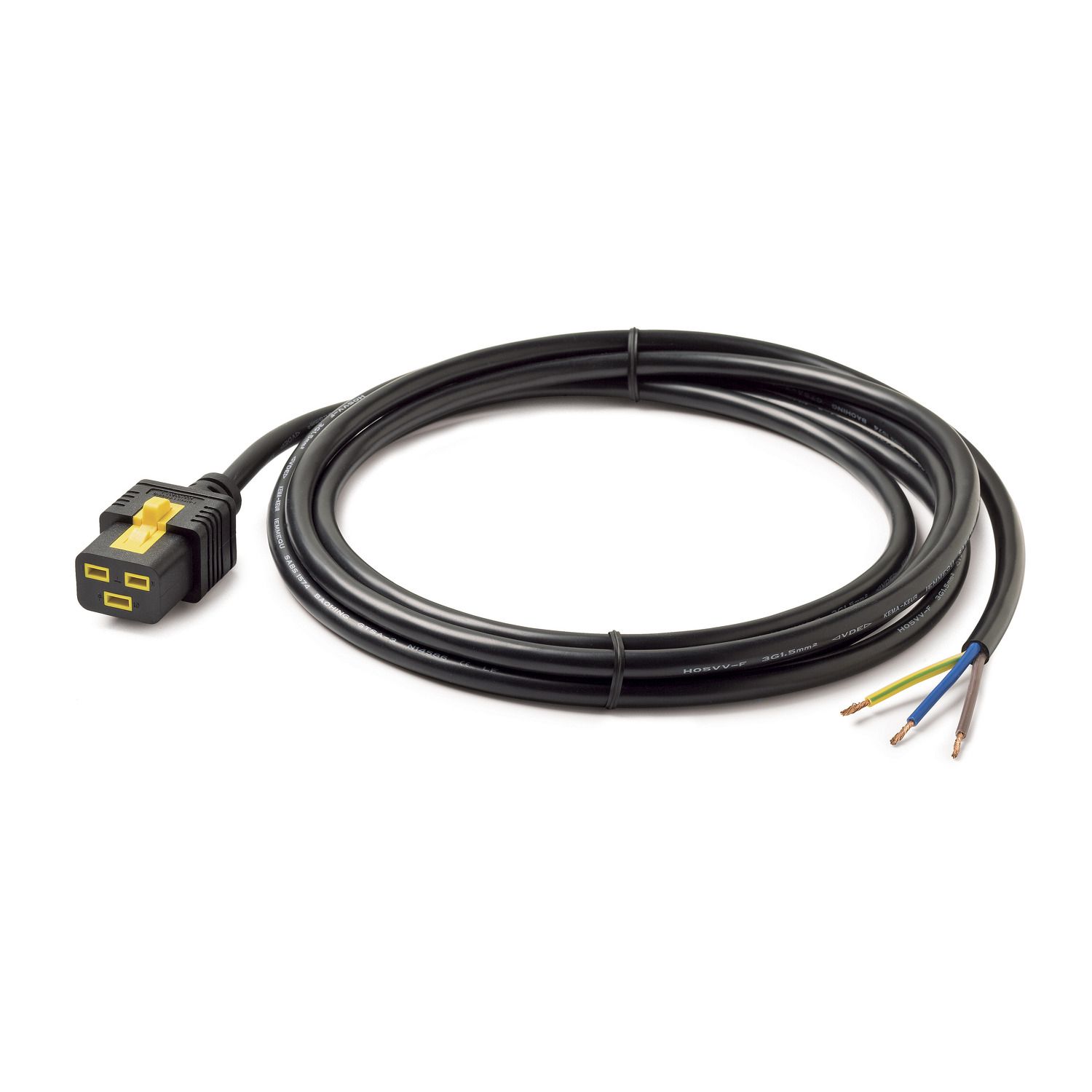 Apc (AP8759) Power Cord, Locking C19 TO Rewireable, 3.0M, image 1 of 2
