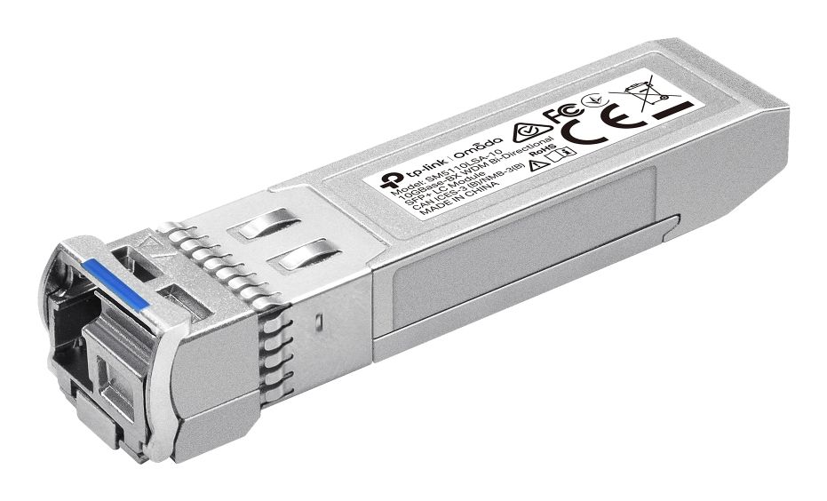 Tp-link Omada 10GBASE-BX Wdm Bi-directional Sfp+ LC Module, Single-mode, 10KM, 3YR