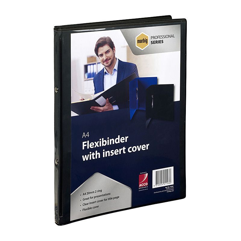 Mbg Flexibnd 2R 20MM A4 CL Blk