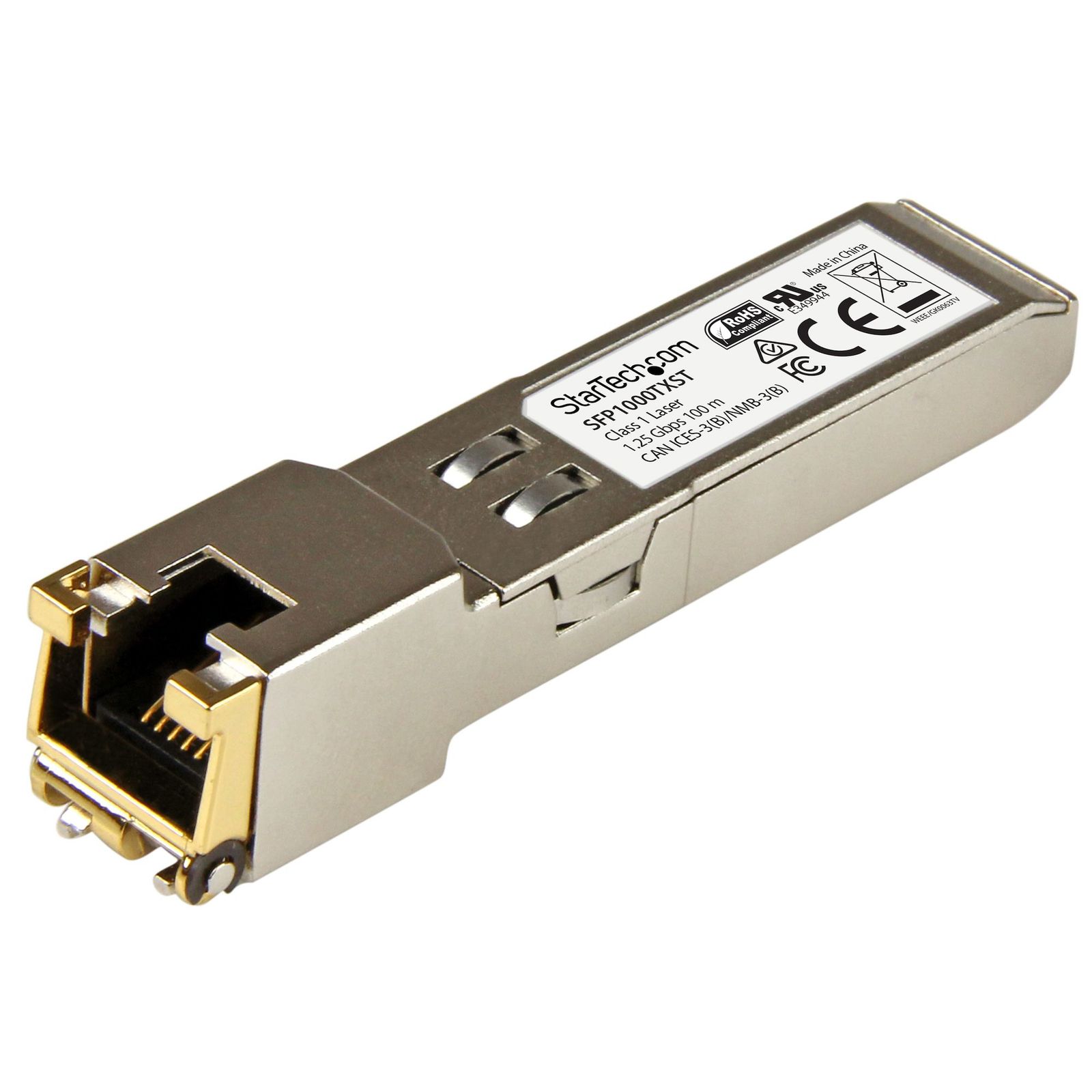 Startech Msa Uncoded Sfp - 1GBE Transceiver Module - 100M Ltw, image 1 of 4
