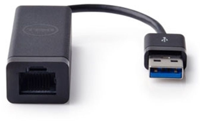 Dell Usb 3.0 (m)to RJ-45 (f) Ethernet Pxe Boot Adapter, image 1 of 2