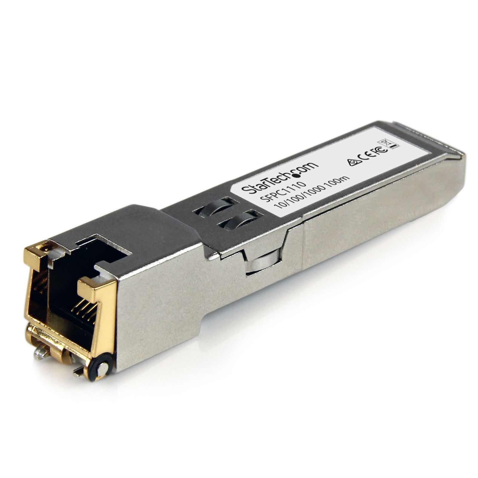 Startech.com 10/100/1000BASE-TX RJ45 Copper Sfp - Cisco Compatible, Ltw, image 1 of 5