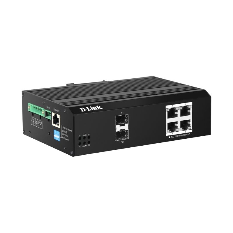D-link DIS-F200G-6PS-E Switch