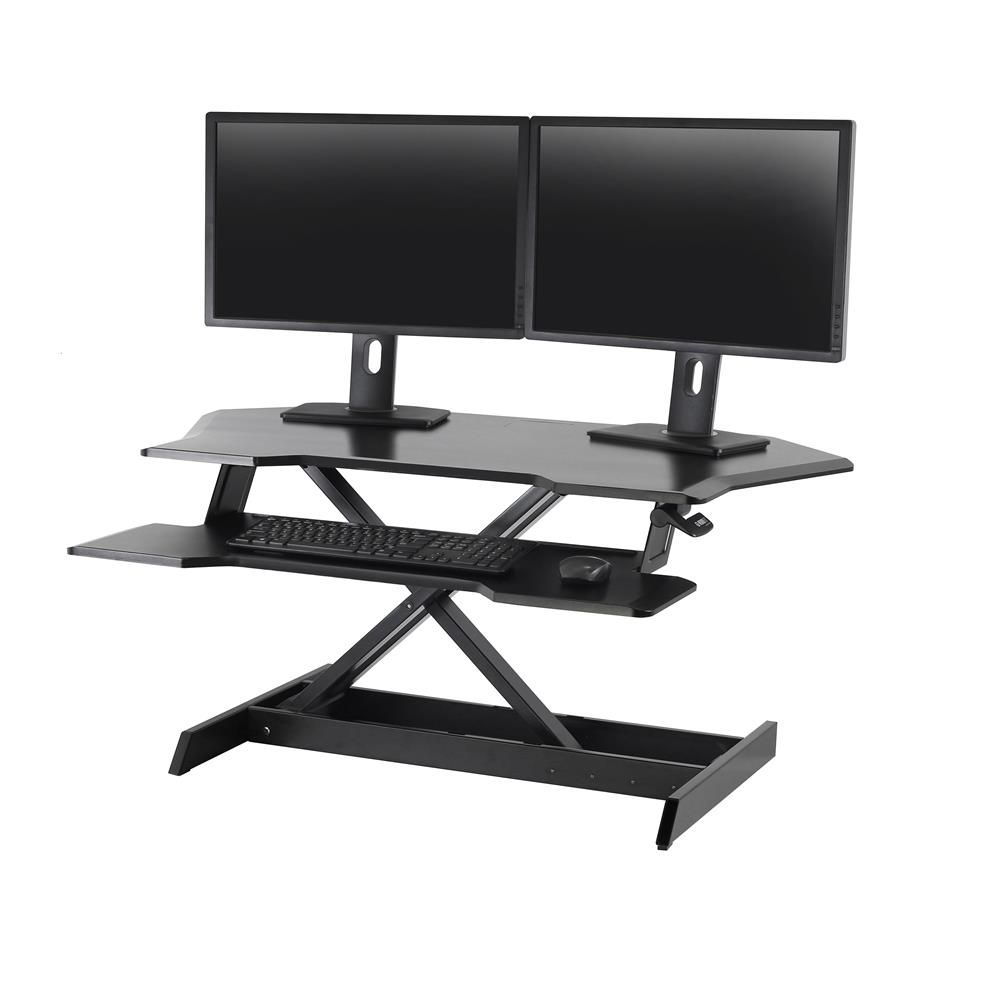 Ergotron Workfit Corner Standing Desk Convert Blk