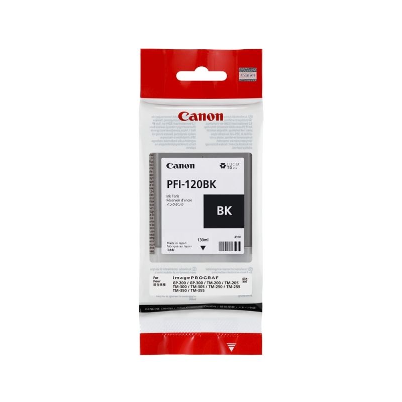 Canon PFI120 Black Ink, image 1 of 2