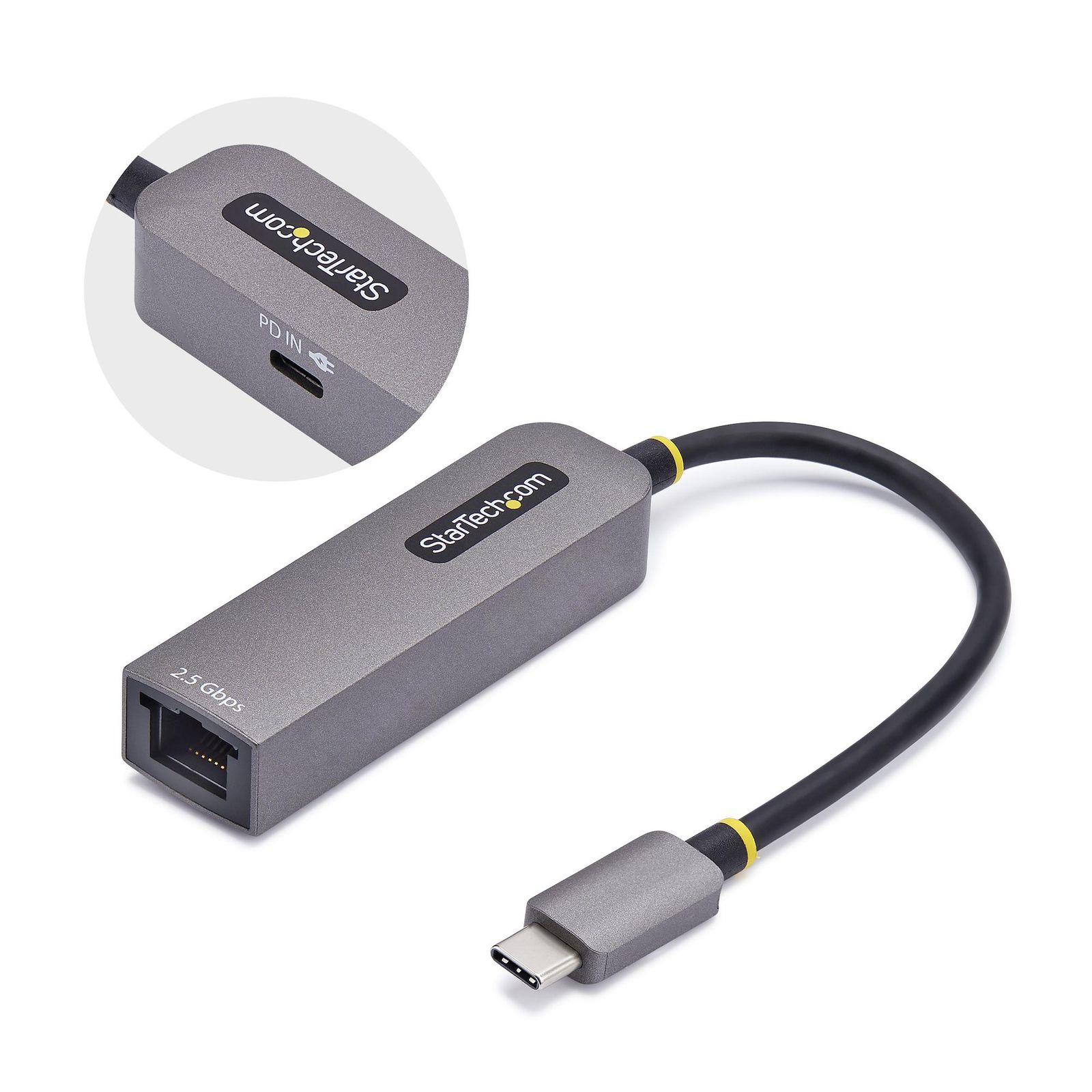 Startech.com 2.5GBE Usb-c TO Ethernet Adapter, 2 YR, image 1 of 13