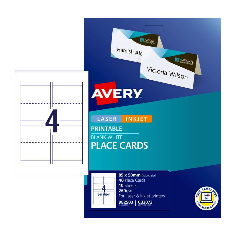 Averylbl Fold C32073 50MM PK10, image 1 of 2