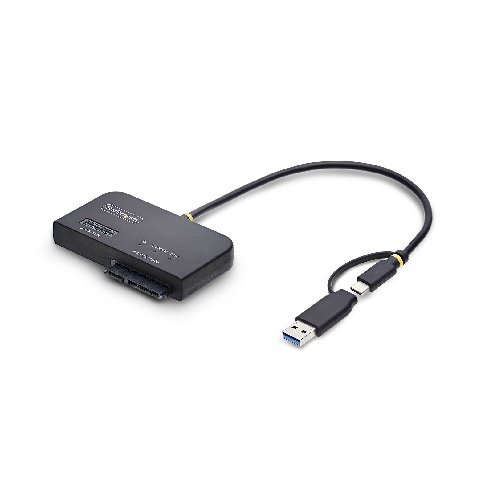 Startech.com Usb-c/usb-a TO M.2 Nvme and 2.5IN/3.5IN Sata Adapter, 10GBPS, 2 YR, image 1 of 8
