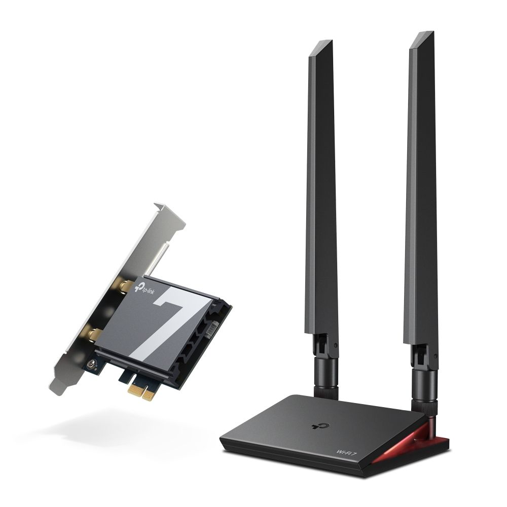 Tp-link Archer BE9300 Bluetooth 5.4 Wi-fi 7 Tri-band Pcie Adapter, 3YR, image 1 of 8