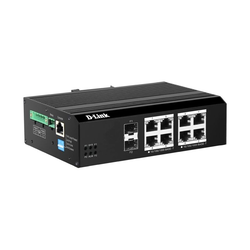 D-link DIS-F200G-10PS-E Switch