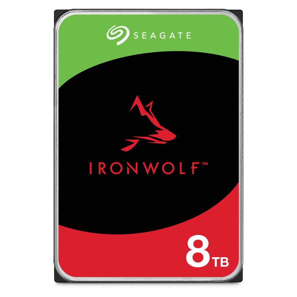 Seagate Ironwolf Nas 8TB, 3.5" Sata Hard Drive, 3YR Wty (ver 2), image 1 of 3