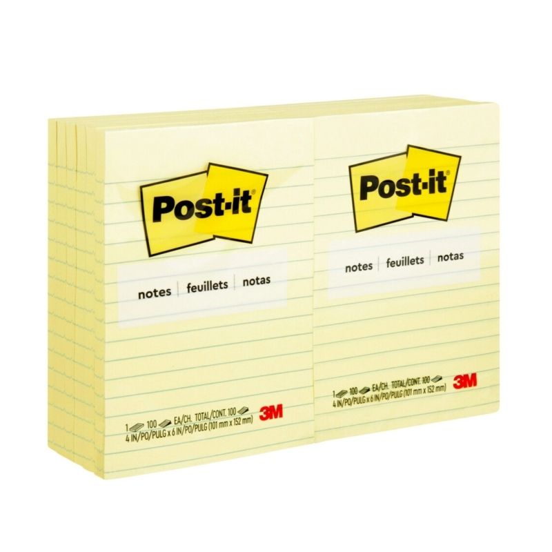 Post-it 660 Yellow 98X149 PK12, image 1 of 2