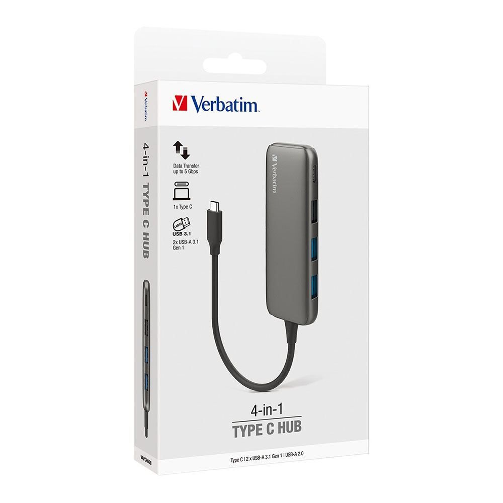 Usb-c Hub with USB3 1X Usb C Port -grey, image 1 of 5