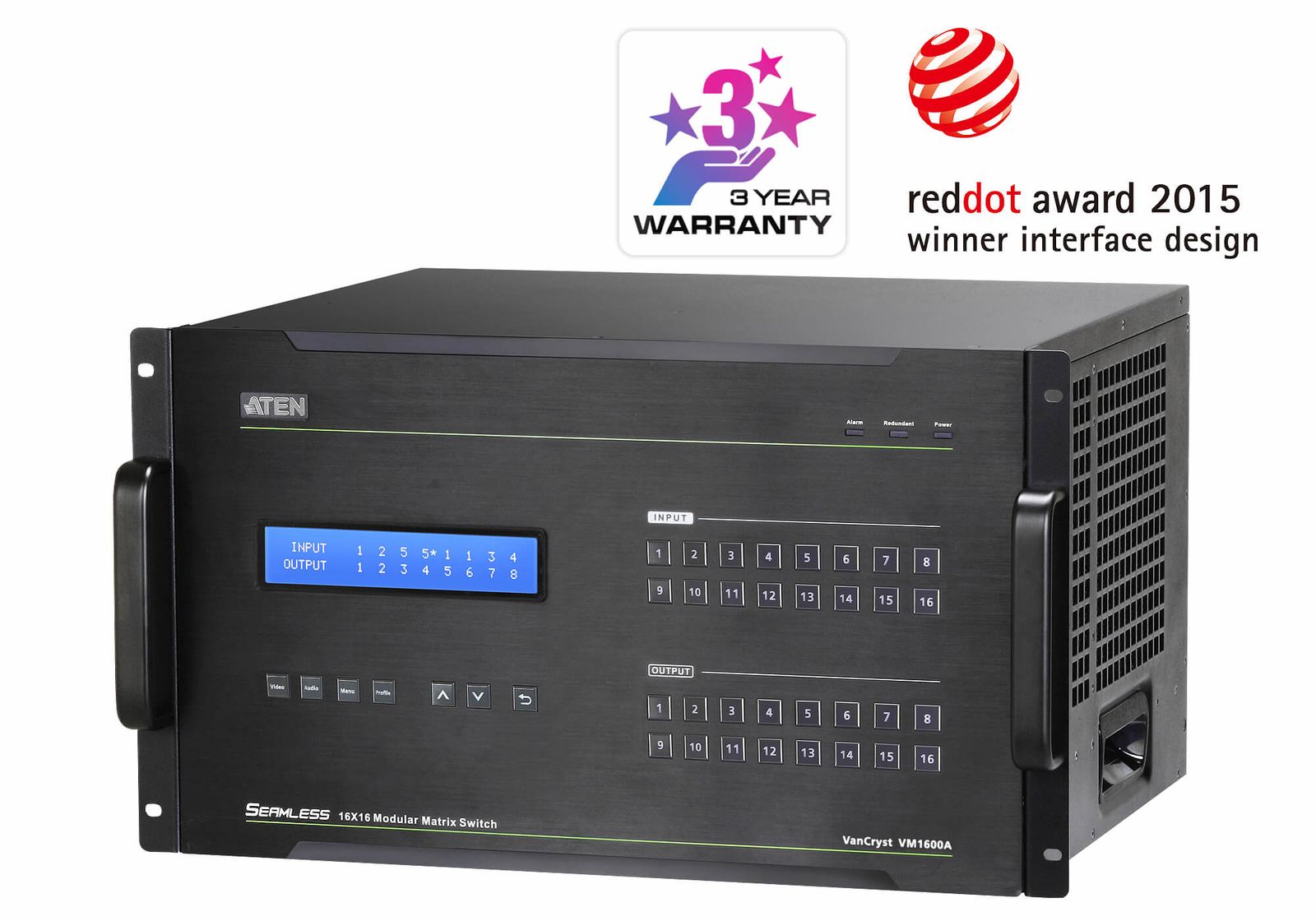 Aten 16X16 Modular Digital Matrix with Scaler, image 1 of 5