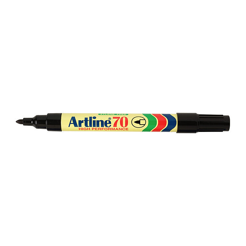 Artline 70 Perm Mkr Blk Bx12